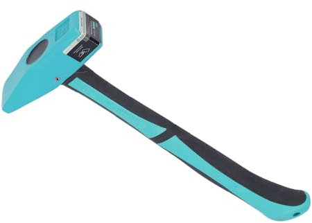 Machinist Engineers Hammer, Hammer de herrero, martillo de forjado multi funcional con mango TPR multi para ingenieros de herrería carpinteros (Grande)