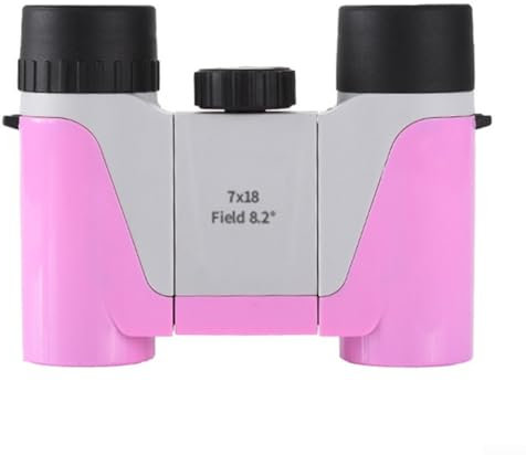 DAZZLEEX Fernglas HD High Power Kinderteleskop Low Light NightVision Mini Portable Outdoor Viewing für Outdoor-Abenteuer, Vogelbeobachtung (Rosa)