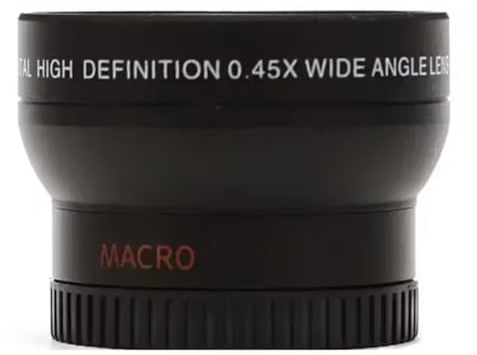 Prterver Adaptador de Lentes Digitales de Lujo de Alta Resolución de 43 mm y Convertidor de Lentes Gran Angular para Cámara DSLR