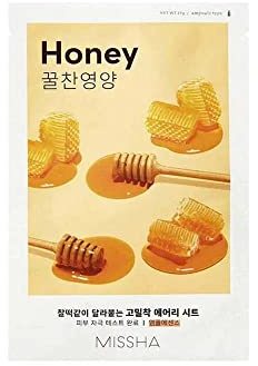 MISSHA - Masque Facial Airy Fit Sheet Mask Type Ampoule au Miel | Hydratation Intensive avec Extrait de Miel | Peau Douce et Radieuse | Antioxydants, 1 Unité