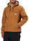 Carhartt, Herren, Lockere Arbeitsjacke aus ausgewaschenem Segelleinen mit Sherpa-Futter, Carhartt® Braun, M