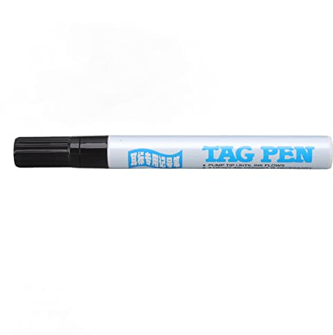 Fdit Ear Tag Pen, Permanent Markers Waterproof Strong Penetration Ink Tag Marker for Cow Sheep Pig Long Lasting Legibility