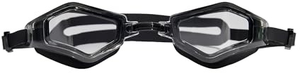 adidas Unisex Ripstream Starter Swim Goggles Safety Glasses, Black/Silver Metallic, One size