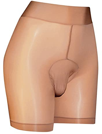 SKFLABOOF Unterhosen Herren Boxer Shorts Slips Herren Boxershorts Herren Locker Latex Hose Lack Und Leder Sexy Männer Latex Slip Mit Plug Herren Tanga Männer Sexy