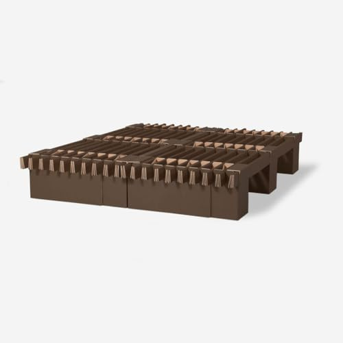 ROOM IN A BOX | Grid Bett (schwarz, Large)