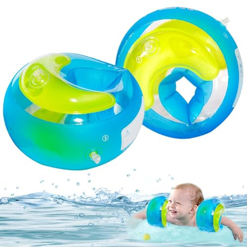 Asfrode Schwimmflügel Kinder, 3-14 Jahre Kinder Schwimmhilfe, Schwimmhilfe und Swimsafe Gerät für Anfänger, Empfohlenes Gewicht 18-38kg, Schwimmflügel Kinde, Flipper Schwimmflügel,Blau