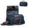Zingtto Convertible Garment Bag for Travel, Garment Bag with Organizer Insert (Navy Blue)