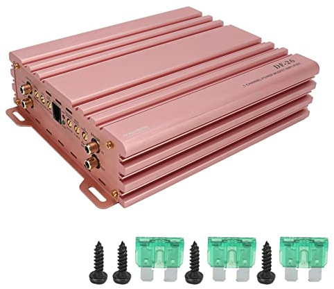 Amplificador para automóvil Amplificador de potencia de audio Alto rendimiento 1300 W RMS 1 ohmio 800 W RMS 2 ohmios Ajuste universal para parlantes estéreo para automóvil
