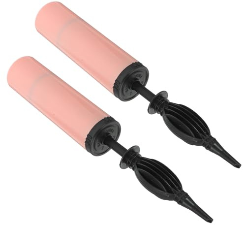 SWOOMEY Inflador Manual Portátil Diseño Compacto de 2 Piezas Boca Inclinada y Material Plástico Varios Estilos para Bolsas de Columna de Aire para Uso en Balones y Bolsas Varios Estilos