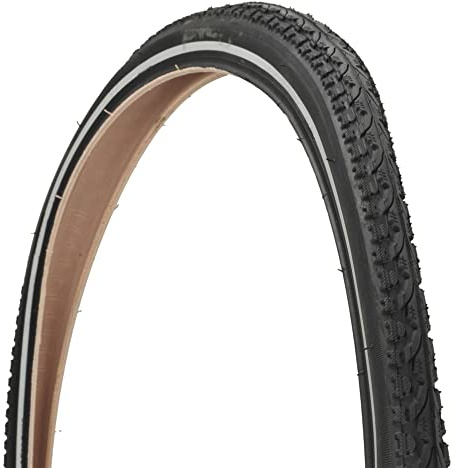 fischer Trekking Reflex - Neumáticos para Bicicleta (28 Pulgadas, 37-622 mm, antipinchazos), Color Negro