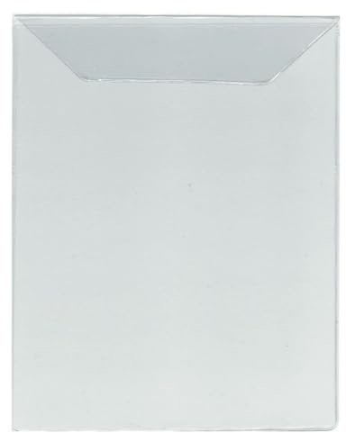 10x FolderSys Plakattasche A4 Hochformat mit Klappe, sk, KLAR, Selbstklebetasche, PVC 160my, 47009-00