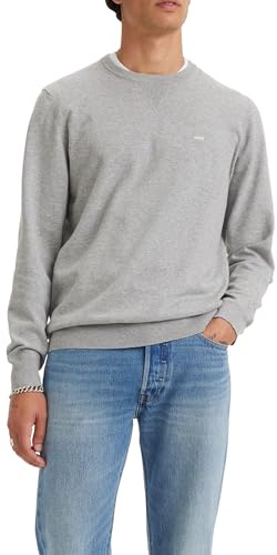 Levi's Lightweight HM sweater, Mid tone grey heathe, M