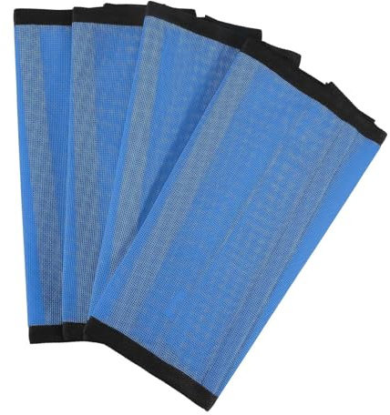 Mosquiteras para caballos – 4 piezas de polainas mosquiteras reutilizables para caballos | polainas antimoscas para caballos, malla transpirable para aliviar la fatiga de las piernas