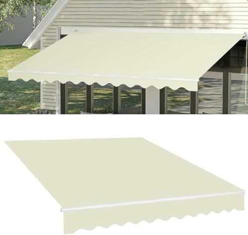 GZYHDC Tenda estensibile per terrazza in tessuto sostituibile, parasole per tende da sole - Copertura in tela per tende da sole per patio (7 x 3 m) 7 x 3 m