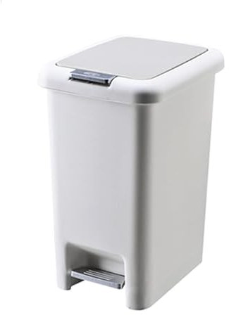 ETRAVEL Pedal Dustbin 12 Litres, Pedal Bin Trash Can/Garbage Waste Bin Rubbish with Lid Used for Multipurpose in office, Hospitals Garbage management, Bathroom or Outdoors (10L)
