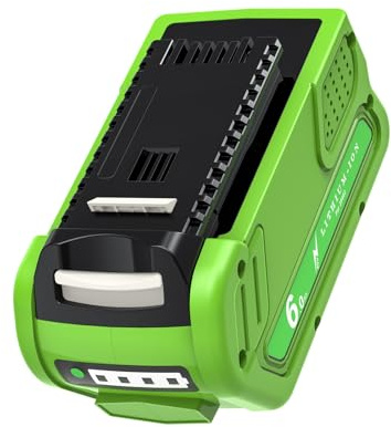 6000mAh 29462 Battery Replacement for Greenworks 40V Battery Compatible with Greenworks 29462 29472 2901319 24322 25302(Not for Gen 1)