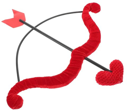 HoveeLuty Conjunto de Arco y Flecha de Cupido Accesorios para Disfraz de Cupido de Halloween Suministros de Cosplay para Mujeres para Halloween Disfraz de para Adultos Arco y Flecha de d