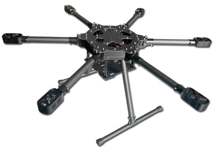 HF960 mm Hexacopter ramsats 960 mm hjulbas 3K helkolfiberkropp 25 mm förstärkta vikbara armar for professionellt kardanstöd 1 set