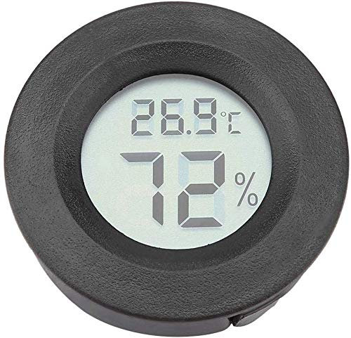 Eidyer Reptilien Thermometer und Hygrometer Digital Reptile Thermometer LCD Temperatur Feuchtemessgerät mit großem LCD Display für Terrarium Reptilienbecken Terrarien Inkubatoren Gewächshaus