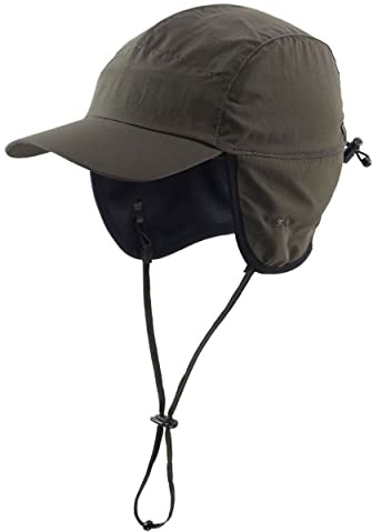 Magracy Gorra de béisbol impermeable para hombre al aire libre con orejeras para el invierno, Ejercito Verde, L