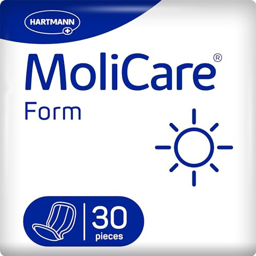 MoliCare® Form Day – Large Incontinence Pads for Moderate to Heavy Incontinence During The Day for Women and Men | Reliable, Absorbent & Discreet | 30 Items