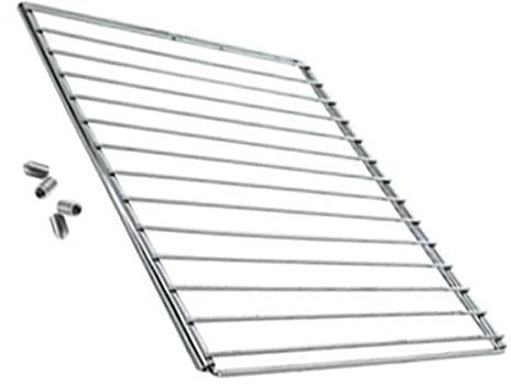 SOS Accessoire Grille chromée L >> 350X470 mm extensible 350X750 mm avec vis encastrée et clé de montage pour Four, cuisinière WY159