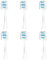 Ersatz-Zahnbürstenköpfe für Philips Sonicare Ersatzköpfe, elektrischer Ersatzbürstenkopf kompatibel mit Philips Sonicare elektrischen Zahnbürsten, 6 Stück