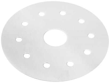 PRETYZOOM Wärmeleitplatte Edelstahl Wärmeverteiler Für Induktionskochfeld Und Gasherd 13cm Vielseitiger Herdkonverter Für Haushaltskochgeschirr