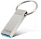 Chiavetta USB 256GB, Alta Velocità Pen Drive 3.0 Metallo Chiavette USB Impermeabile Pendrive Argento Flash Drive Capacità di Memorizzazione dei Dati Elevata, con Portachiavi