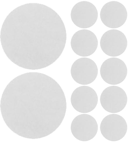 POPETPOP 120 Almohadillas Difusoras de Algodón para Aromaterapia, Recambios sin Perfume 22,5x3 Mm, Discos Colgantes para Coche y Oficina, Absorbentes para Aceites Esenciales, Ambiente