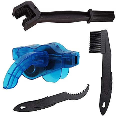 FOVNOT Kettenreiniger Fahrradkette, Fahrrad Reinigungsset 3D Pinsel Ketten Reinigung Kettenreiniger Fahrrad Kettenreinigungsgerät Fahrrad Kettenreiniger zum F100 Straße Fahrrad Berg Fahrräder