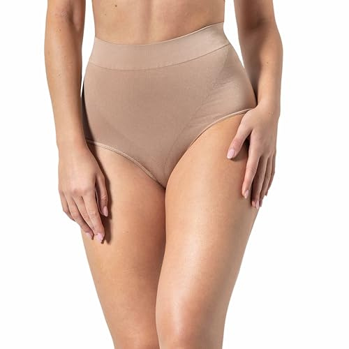 Risalti Culotte Gainante Femme Ventre Plat – Culotte Taille Haute sans Coutures ni Étiquettes, Invisible sous Les Vêtements – Made in Italy