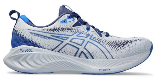 Asics Herren Gel-Cumulus 25 Sneaker, Piedmont Grey/Illusion Blue, 43.5 EU