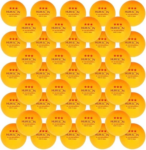 GAREGEAR HUIESON 100 Pack Orange 3-Star Table Tennis Balls Advanced Training Ping Pong Ball