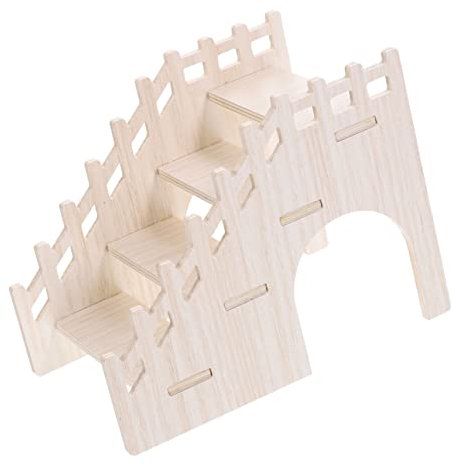 Yardwe Échelle pour Hamster Et Petit Animal Jouet Plateforme De Accessoire De Cage Décoration Naturelle pour Aménagement Paysager