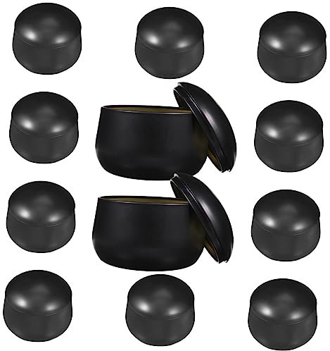 Angoily 12piezas Tarro De Vela De Aromaterapia De Vacío Contenedores Para Velas Perfumadas Casa