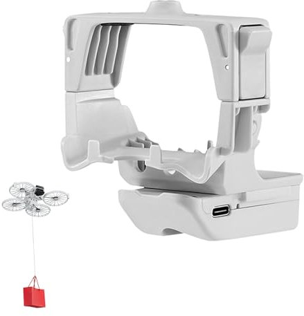 SZZCNOX Dispositivo de liberación de gotas de aire para DJI FLIP, lanzador de drones con soporte de expansión, sistema de lanzamiento de transporte de entrega para búsqueda y rescate de cebo de pesca
