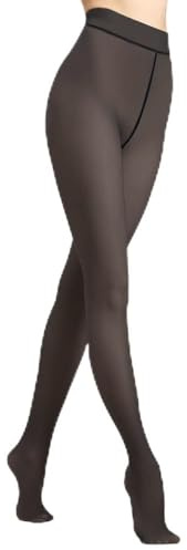WXSHUOYU Thermo Strumpfhose Damen Winter,Gefüttert Fleece Thermostrumpfhose,Warm,Leggings,Thermostrumpfhosen,Strumpfhosen Winter,Warme Strumpfhosen,Thermo Leggings Damen,Thermoleggings Damen Winter