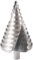 Großer HSS-Stufenbohrer, 12 Größen, Titan-Schnellarbeitsstahl, 6 bis 60 mm, Bohrer für Blech, Aluminium, Metall, Holz, großes Mehrfachloch, Stufenbohrer für DIY-Liebhaber (1 Stück Stufenbohrer)