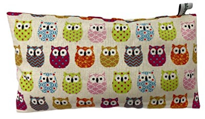 Naturcraft Augenkissen, Augenmaske, Entspannungskissen (24 x 12 cm, Eule)