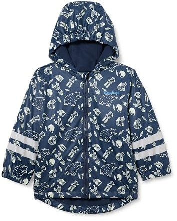 Playshoes Regenmantel Regenjacke Regenbekleidung Unisex Kinder,marine Waldtiere,104