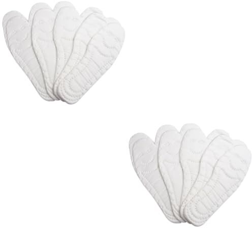 Healvian 10 Paar Schweißabsorbierende Einlegesohlen Für Schuhe Sportschuheinlegesohle Feuchtigkeitsabsorbierende Dameneinlage Saugfähig Gepolstert Atmungsaktive Schuheinlagen Schuheinlagen