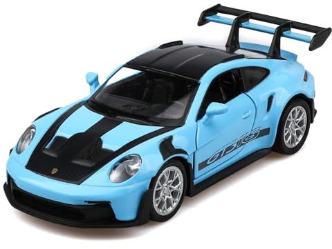 TOKAXI Modèles de voiture Porsche 911 GT3 RS à l'échelle 1/36 - Véhicules à tirer vers l'arrière - Voiture jouet Porsche 911 GT3 RS - Cadeaux pour garçons et filles