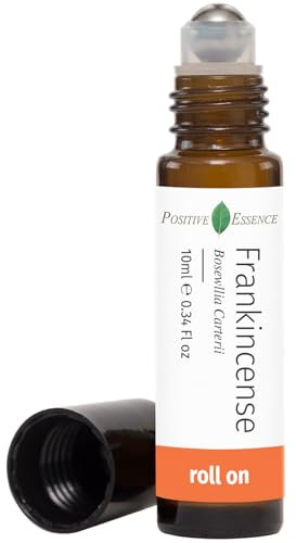 Frankincense Essential Oil Roll On, Essential Oil Blend for Relaxation and Skincare, Leak-Proof Rollerball, Relaxation Roll-on (10 mL)