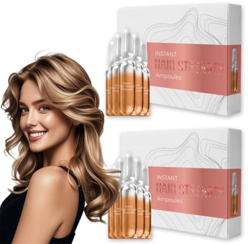 Tratamiento de ampolla para el cabello, loción para el cabello dañado y seco, loción intensiva estimulante para el cabello, ampolla instantánea para la fuerza del cabello, suero de ampolla para el