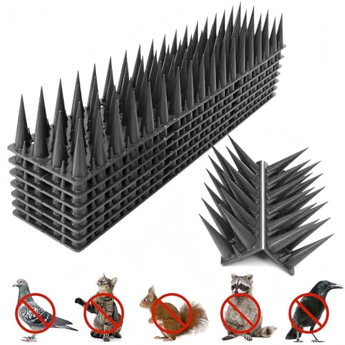 10 picos antipalomas, 3 m, ahuyentador de pájaros, palomas, gatos, huertos, pájaros, etc