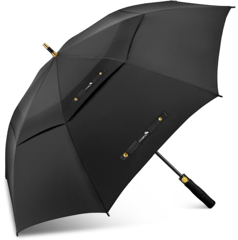 ZOMAKE Extra Stor Golfparaply 62 Tum,Stor Golfparaply Stormresistent För Män Damer,XXL Golf Paraply Med Dubbel Lock För Resor 2-3 Personer