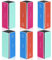 COMNICO 6 blocchi per lucidare unghie, blocco per unghie, 4 livelli, rimuove i bordi e crea immediatamente una lima professionale lucida (blu, arancione, rosa, verde, pezzo, grana 80/80)