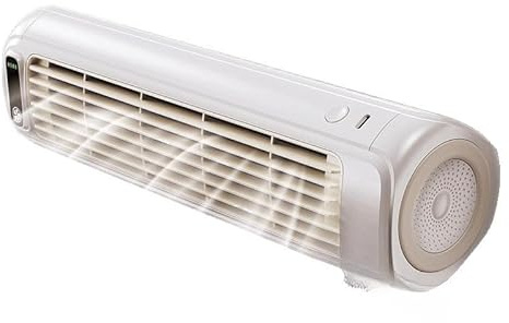 gartenstadl ClimateX - Klimaanlage - das Original aus den Medien Wandklimagerät ohne Außeneinheit – Kompaktes, leises Klimagerät mit 3 Geschwindigkeitsstufen, wiederaufladbar