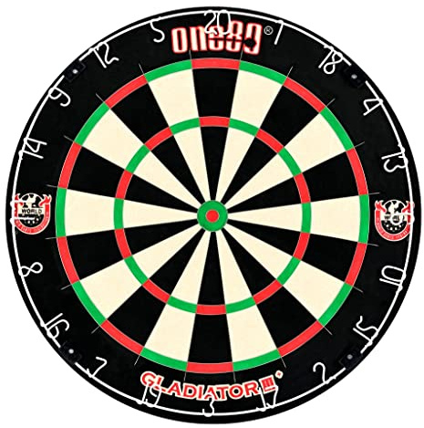 ONE80, Gladiator III, bersaglio per freccette, multicolore, 45 cm x 3 cm